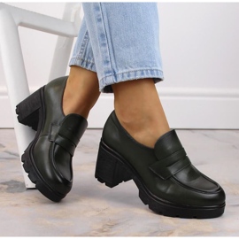 Sapatos no poste Potocki W WOL166B verde