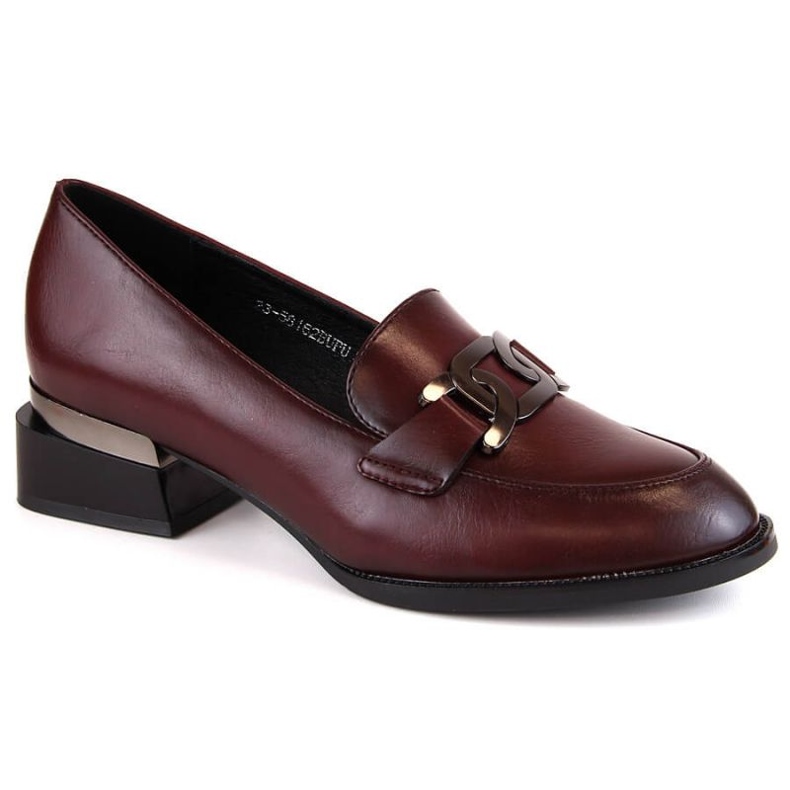 Sapatos baixos Vinceza W JAN233B bordeaux tolet