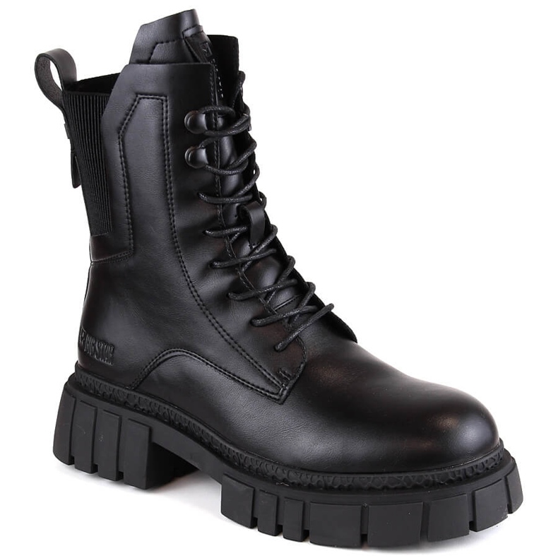 Botas trapper femininas pretas isoladas Big Star MM274581 preto