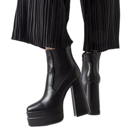 Inna Botas de salto alto pretas, Copertino preto Inna Botas de salto alto pretas, Copertino preto