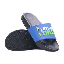 Coqui Jr. 6383-612-2220 chinelos azul Coqui Jr. 6383-612-2220 chinelos azul