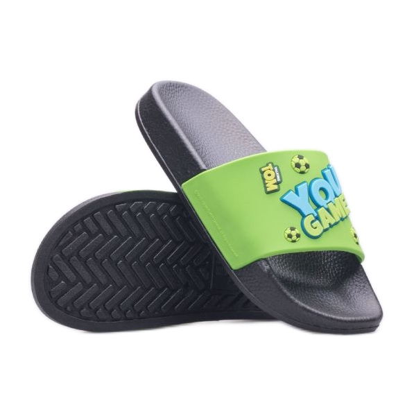 Coqui Jr. 6383-611-2214 chinelos verde