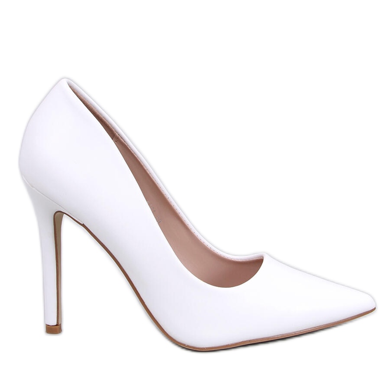 Sapatos de salto agulha Carra White branco