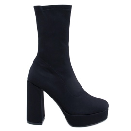 Botas com plataforma Baldacci Preto Botas com plataforma Baldacci Preto