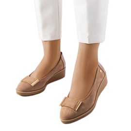 Inna Bailarinas com palmilha de couro da Kajla preto