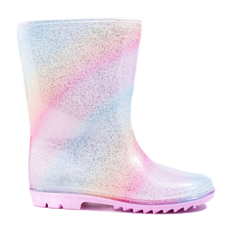 Botas de chuva Shelovet multicoloridas para menina multicolorido
