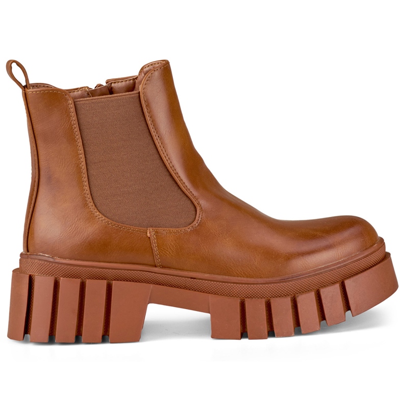 Botas de trabalho de mulher Veris castanhas castanho