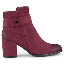 Botas clássicas bordô de Blaise vermelho