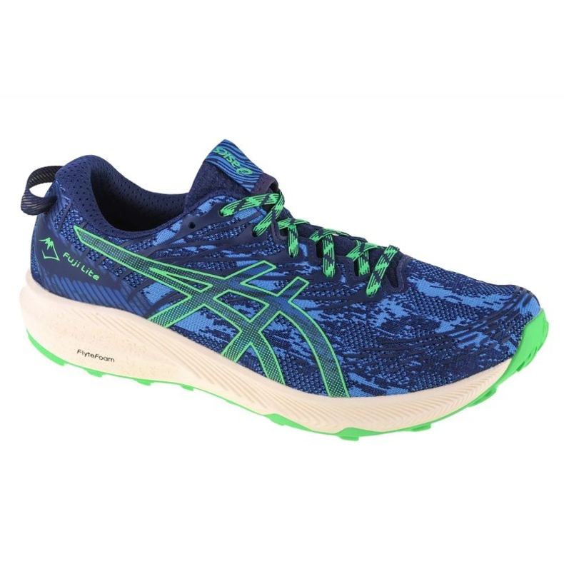 Tênis de corrida Asics Fuji Lite 3 M 1011B467-400 azul