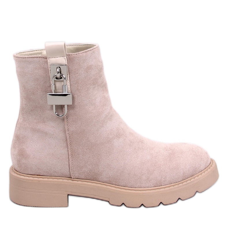 Botas Chelsea femininas Emarco Beige bege