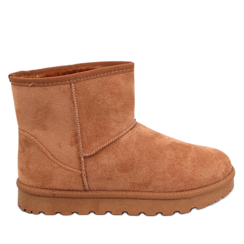 Ensle Botas curtas de neve Camel castanho