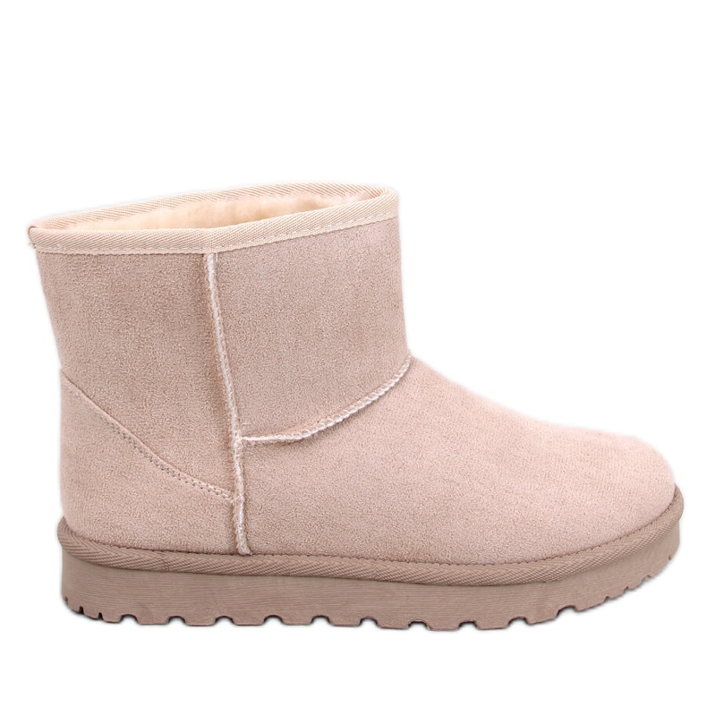 Ensle Botas curtas de neve bege