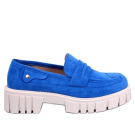 Mocassim plataforma Chandra Blue azul