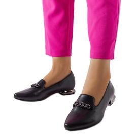 Sapatilhas pretas com palmilha de couro da Lovato Lords preto