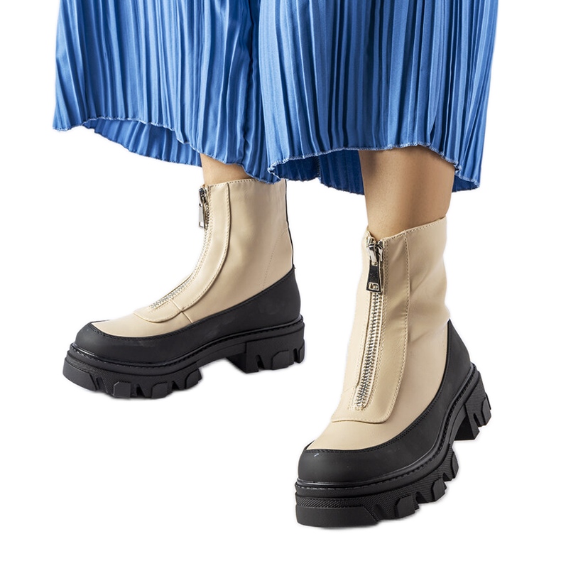 Botins grossos bege, Morley