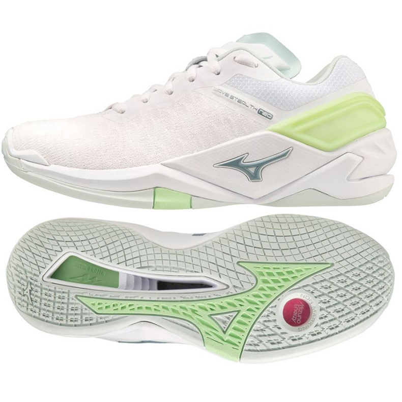 Tênis de handebol Mizuno Wave Stealth Neo W X1GB200035 branco branco
