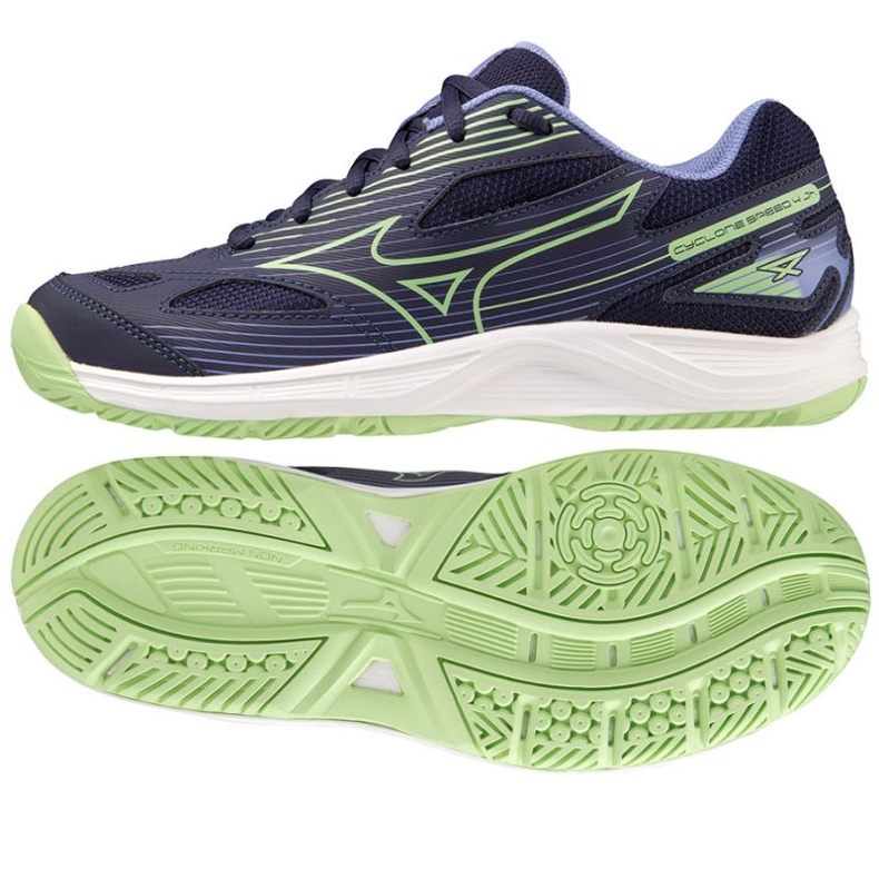 Tênis de voleibol Mizuno Cyclone Speed 4 Jr V1GD231011 azul azul Tênis de voleibol Mizuno Cyclone Speed 4 Jr V1GD231011 azul azul