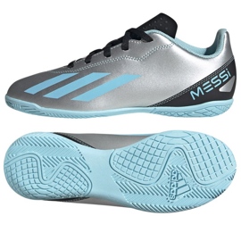 Chuteiras Adidas X Crazyfast Messi.4 In Jr IE4070 tons de cinza