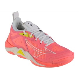 Tênis de vôlei Mizuno Wave Momentum 3 W V1GC231206 vermelho tons de cinza