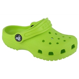 Chinelos Crocs Classic Clog Kids T Jr 206990-3UH verde