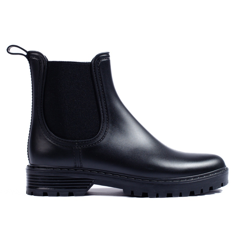 Botas de chuva femininas Shelovet pretas preto