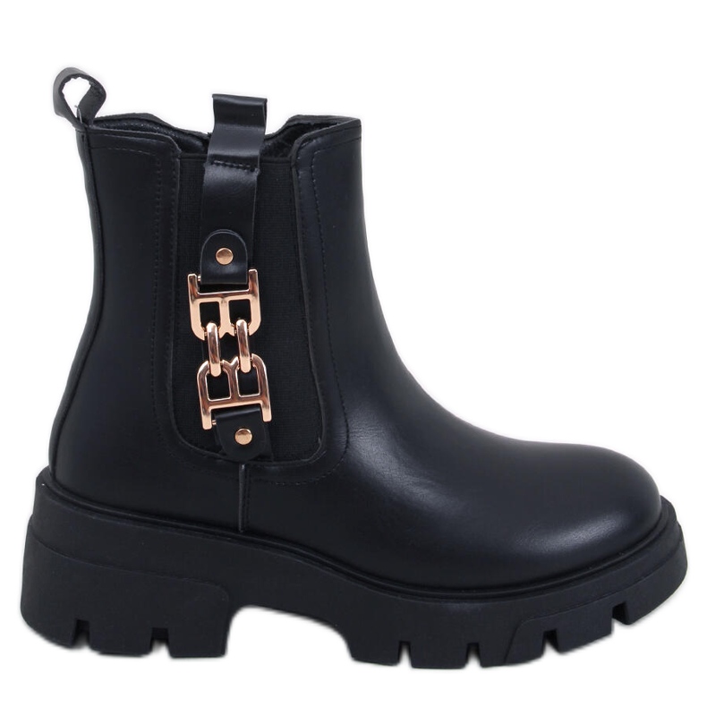 Botas Chelsea femininas Vida Black preto