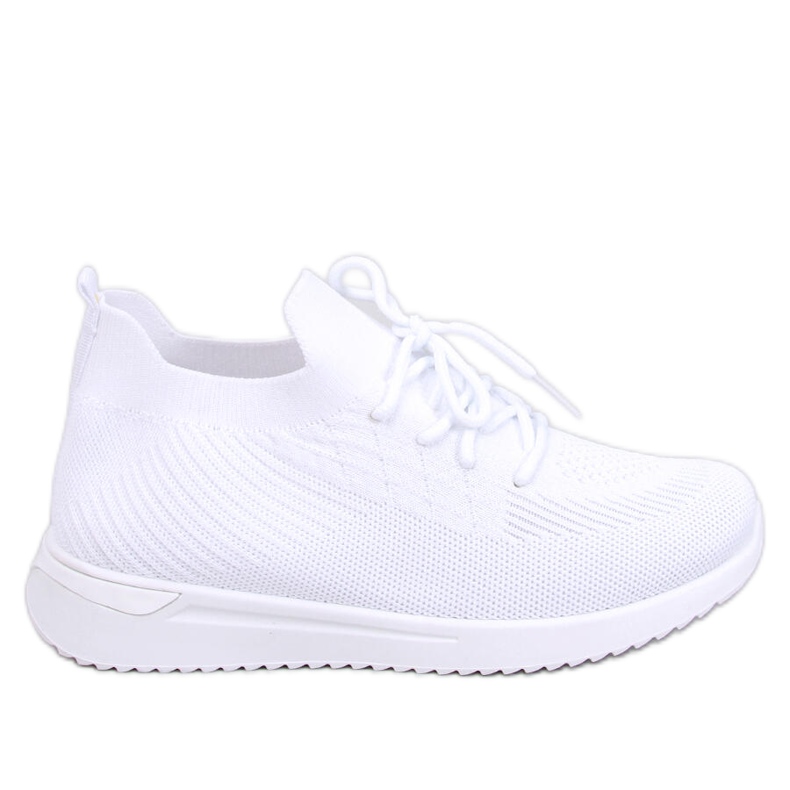 Tênis esportivo com meia branca Bergman branco