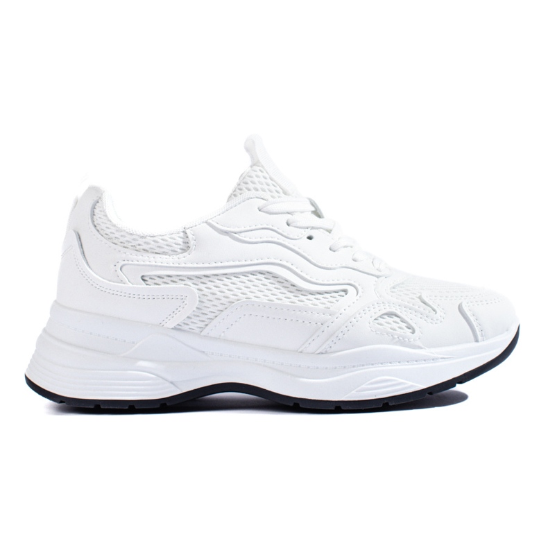 Tênis feminino Shelovet branco com cadarço