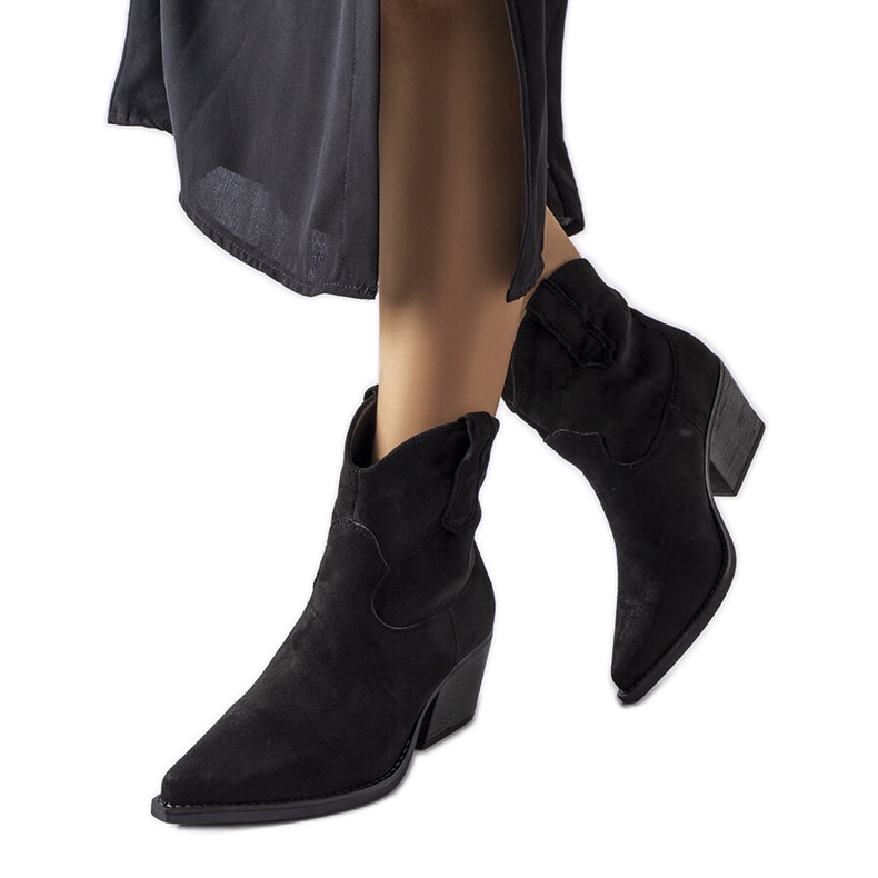 Botas de cowboy pretas da Christi preto