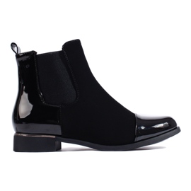 Botas rasteiras Shelovet pretas femininas preto Botas rasteiras Shelovet pretas femininas preto