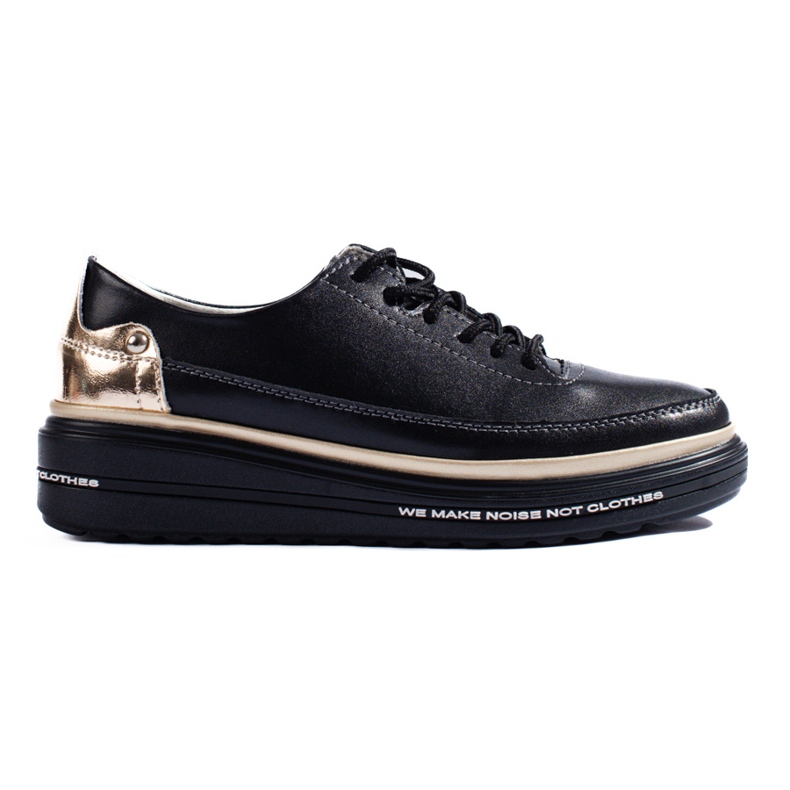 SHELOVET Sapatos femininos Shlovet de couro preto