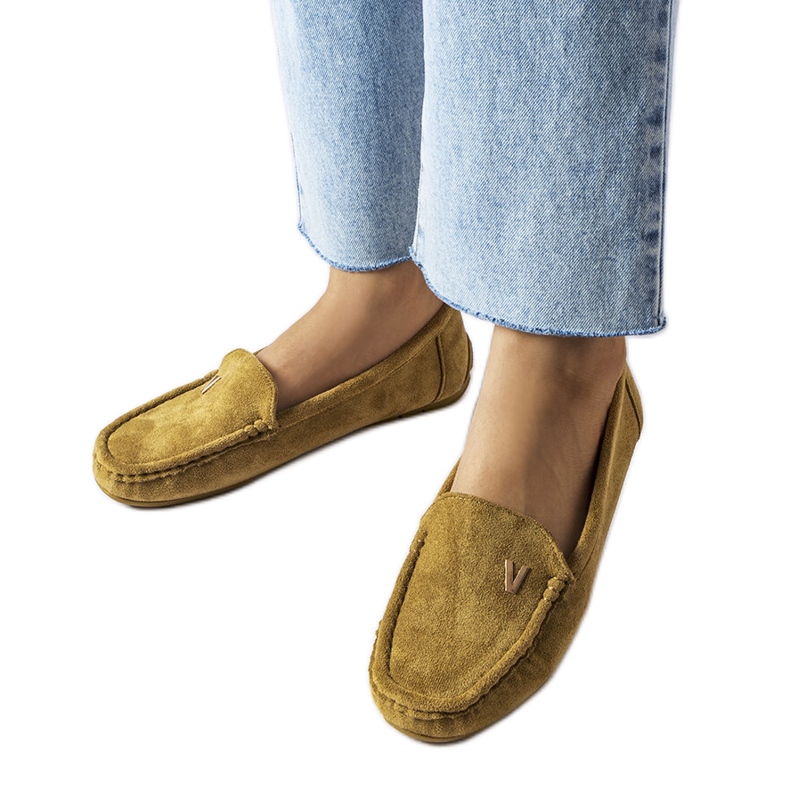 Mocassins de camurça ecológica verdes de Beltsville