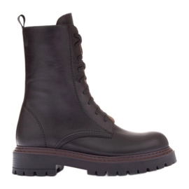 Marco Shoes Botas de couro Marco marrom