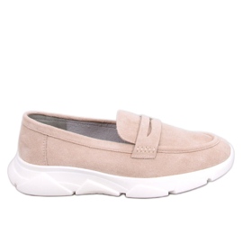 Mocassins com sola esportiva da Hicks Beige bege Mocassins com sola esportiva da Hicks Beige bege