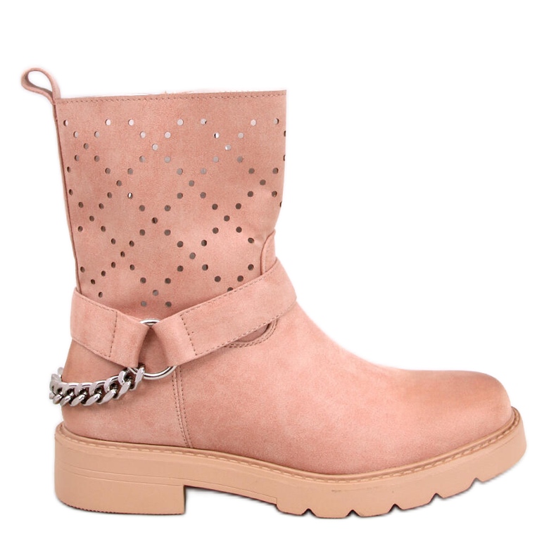 Botins com aberturas ISSEY rosa