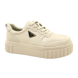 Creepers de couro bege Filippo DP4913/23 BE bege Creepers de couro bege Filippo DP4913/23 BE bege