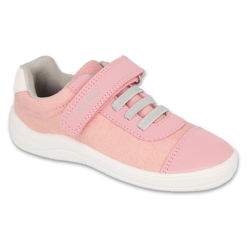 Esporte infantil Befado com velcro, rosa/cinza 451X002