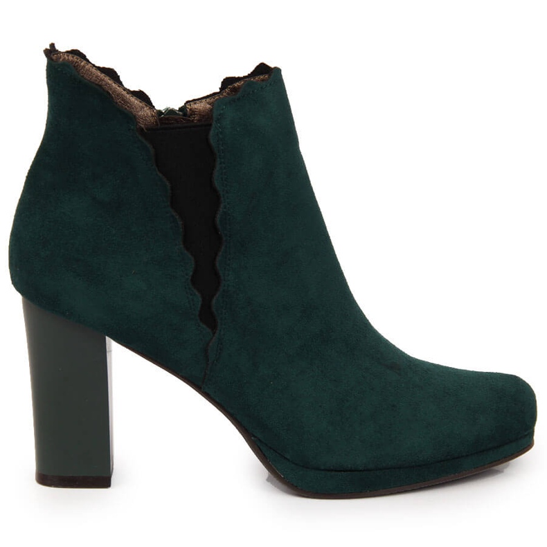 Botins femininos com isolamento, verdes Jezzi FAF125-12 Botins femininos com isolamento, verdes Jezzi FAF125-12