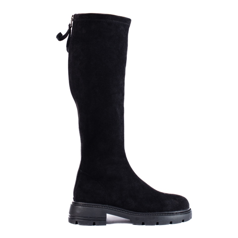 Botas Shelovet de camurça preta preto