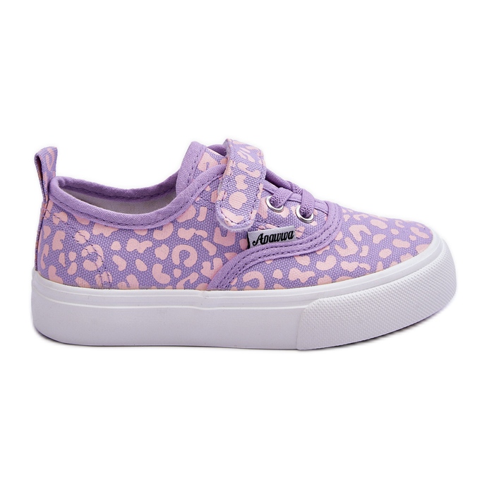 PA1 Tênis infantil estampado com velcro roxo Talirena tolet PA1 Tênis infantil estampado com velcro roxo Talirena tolet