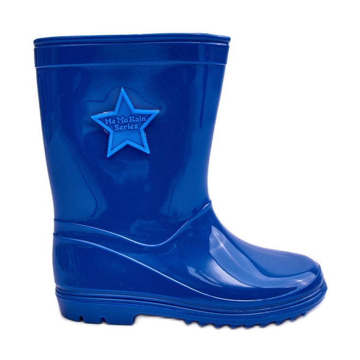 PG3 Wellingtons de borracha infantil azul Malvi