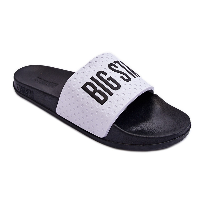Chinelos Masculino Big Star MM174320 Branco e Preto