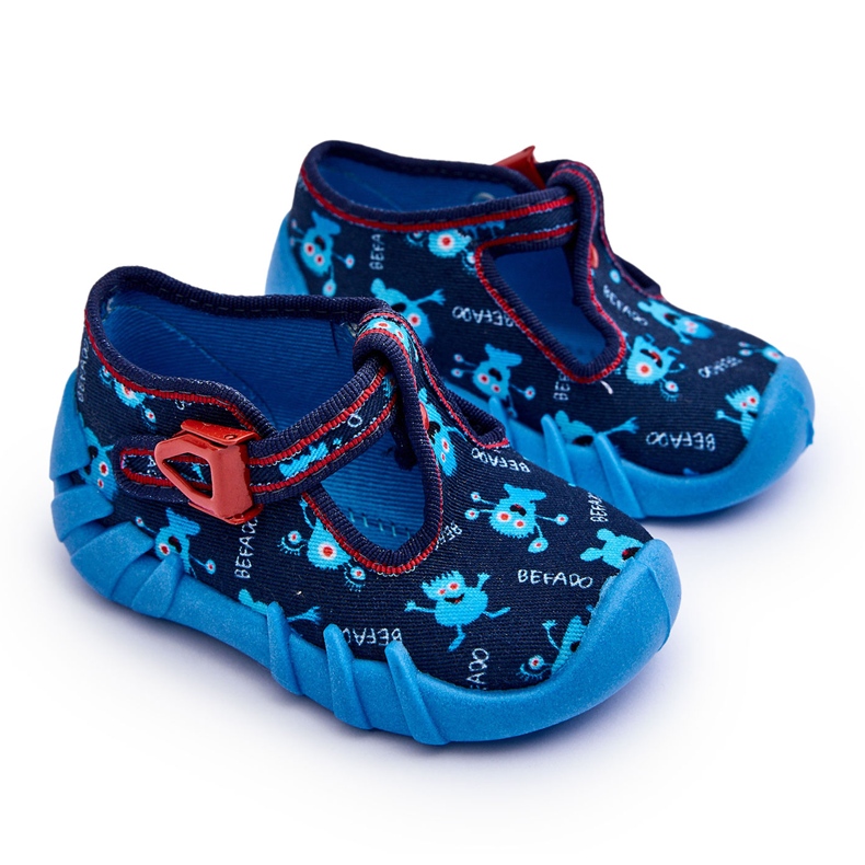 BEFADO S.A. Chinelos masculinos Befado 110P476 azul