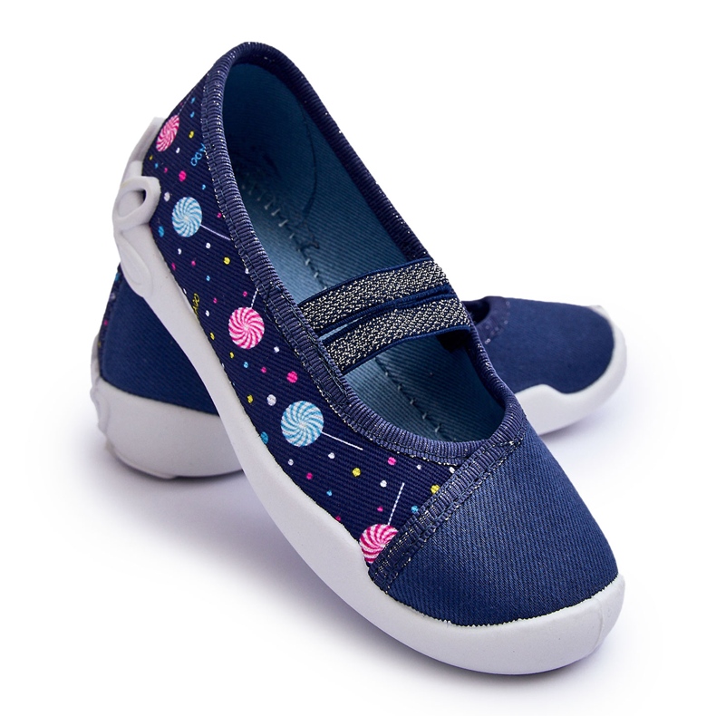 BEFADO S.A. Chinelos de bailarina Befado 116X316 Azul marinho