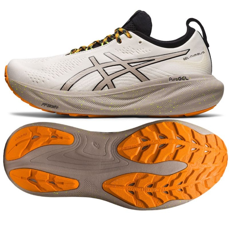 Tênis de corrida Asics Gel-Nimbus 25 Tr M 1011B769 200 branco Tênis de corrida Asics Gel-Nimbus 25 Tr M 1011B769 200 branco