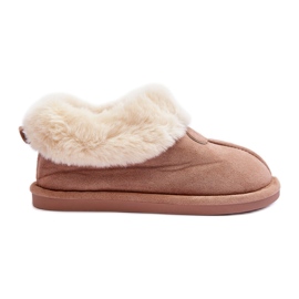 FB3 Chinelos femininos Lanoze bege com pele