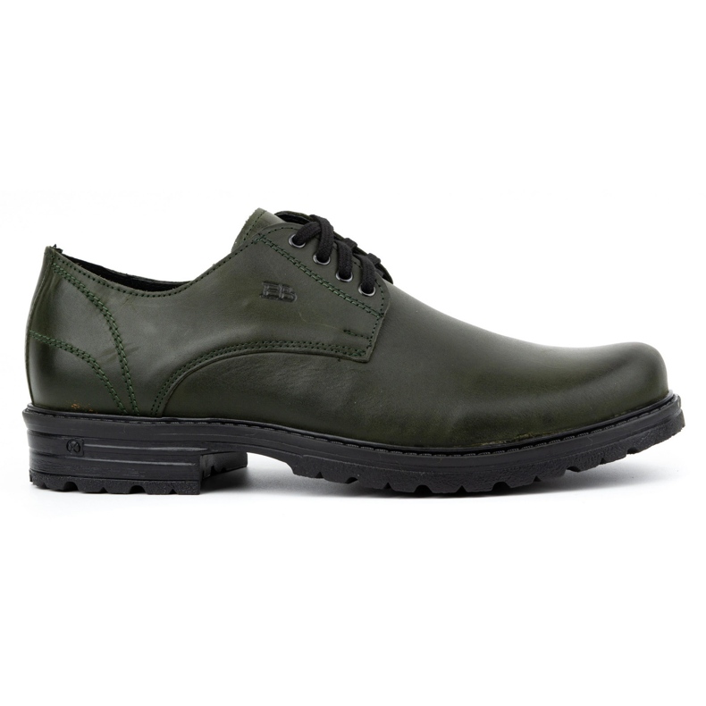 Polbut Sapatos caçadores de couro masculino 2120 verdes