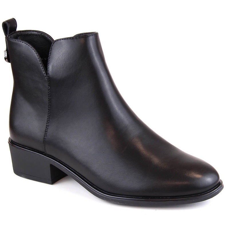 Botas Chelsea com isolamento feminino, pretas, Sergio Leone BT606 preto