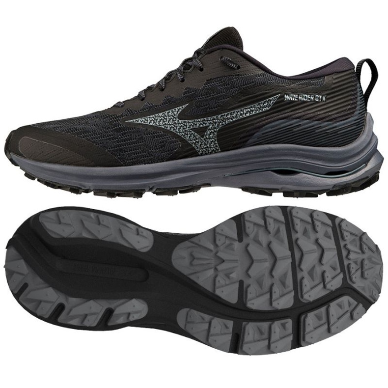 Tênis de corrida Mizuno Wave Rider Gtx M J1GC227901 preto