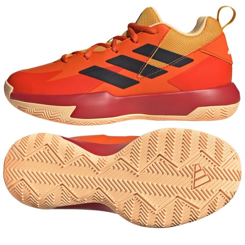 Tênis de basquete Adidas Cross Em Up Select Jr IE9274 laranja